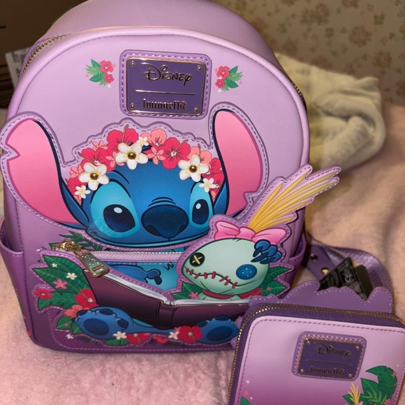 Loungefly lilo & stitch bag + small wallet - Picture 1 of 8